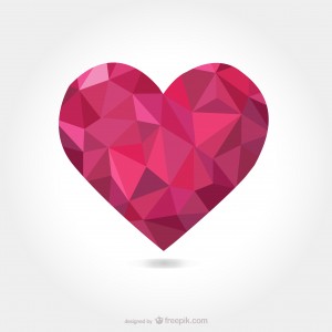 triangular-vector-heart-shape